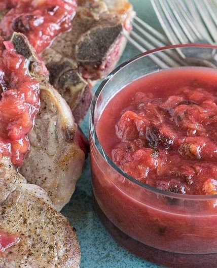 Spiced Rhubarb Chutney