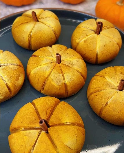 Pumpkin Mochi - Baked, Vegan, Gluten-free Fall Dessert Recipe