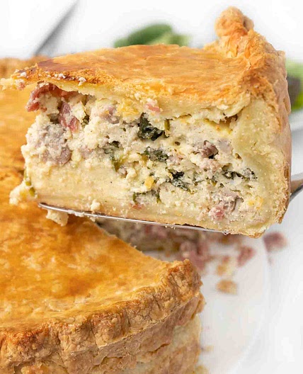 Italian Easter Pie {Pizza Rustica}