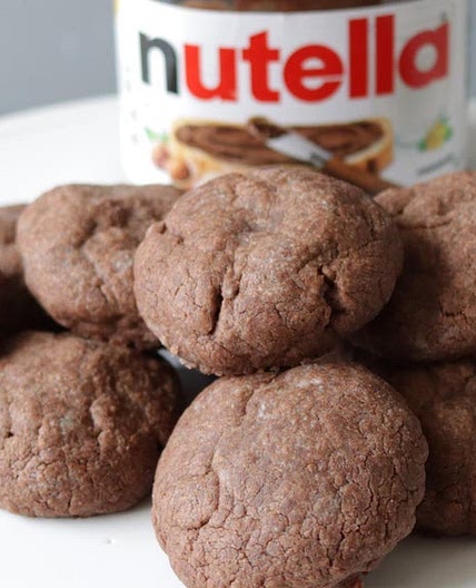 3-Ingredient Nutella Cookies