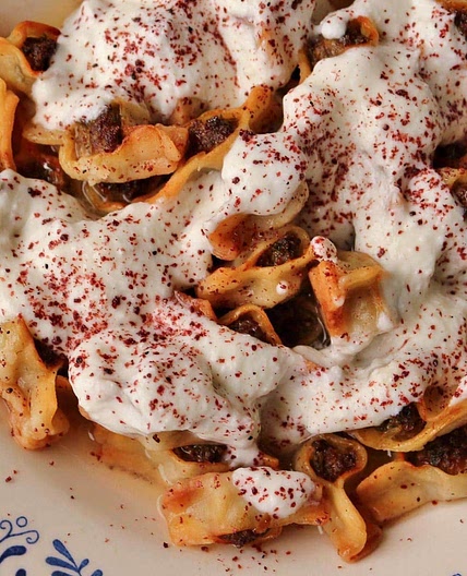 Armenian Manti (Baked Beef Dumplings)