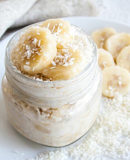 Banana Cream Pie Overnight Oats