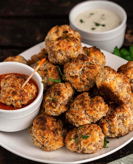 Sausage Ball Recipe with Cream Cheese