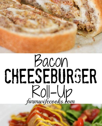 Bacon Cheeseburger Roll-Up