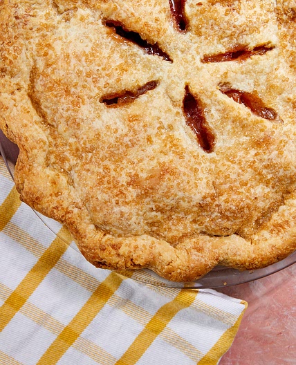 Bourbon Peach Pie