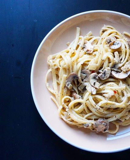 Truffle Mushroom Mascarpone Pasta