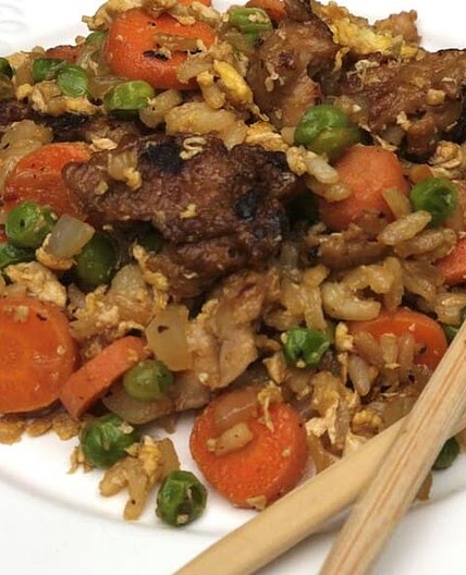 Fried Rice with Premio Chicken Sausage