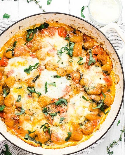 One Pot Gnocchi Caprese