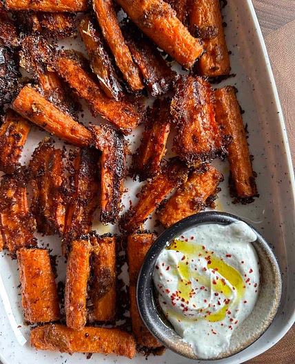 Crispy Parmesan Carrot Sticks