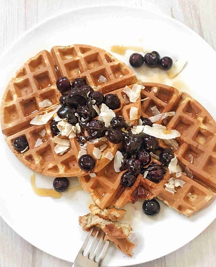 3 Ingredient Vegan Waffles