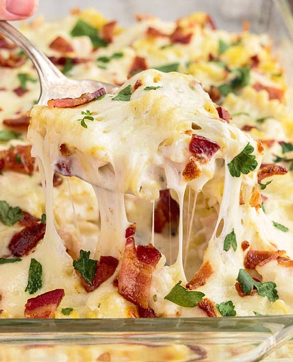 Chicken Bacon Ranch Casserole