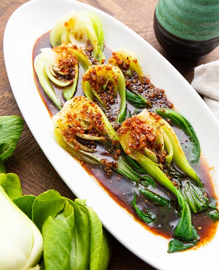 Bok Choy with Garlic Sauce