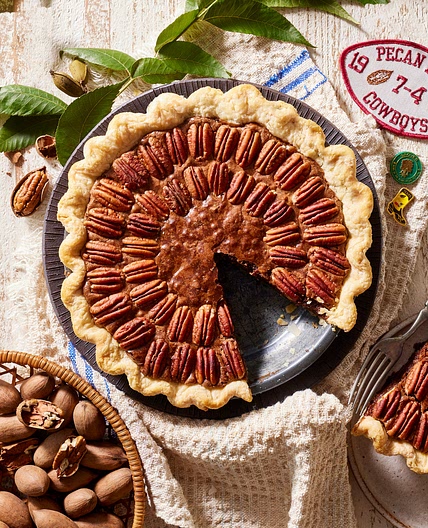 Pecan-Brownie Pie