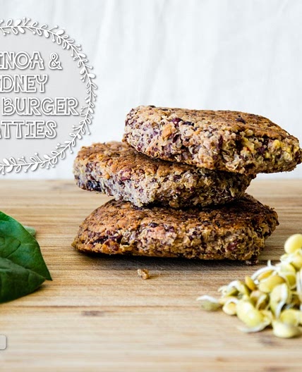Quinoa and Kidney Bean Burger Patties