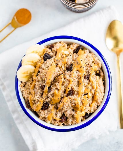 Cinnamon Quinoa Breakfast Bowl
