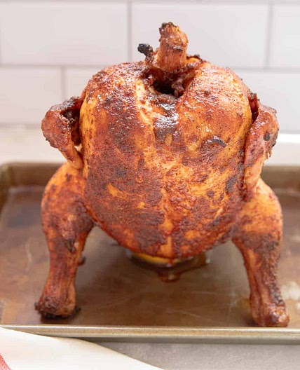Easy Traeger Beer Can Chicken