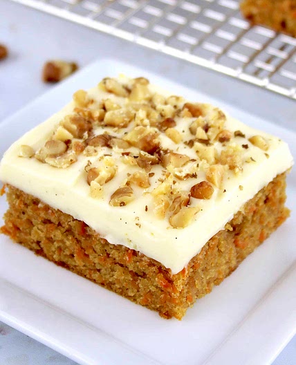 Keto Carrot Cake Bars