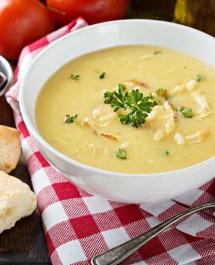 Instant Pot Greek Lemony Chicken & Orzo Soup