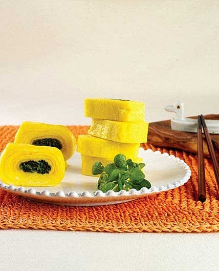 시금치 달걀말이 만드는 법