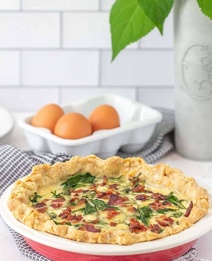Bacon Spinach Quiche