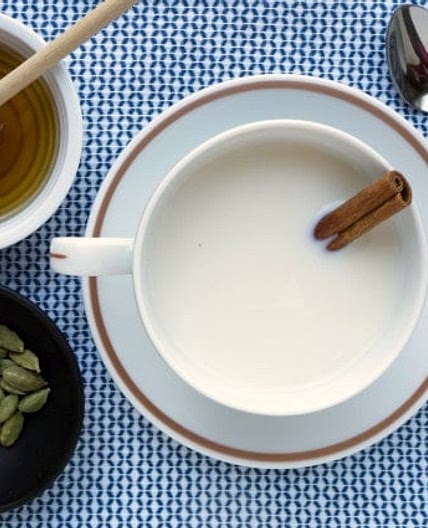 Warm Cardamom Honey Milk