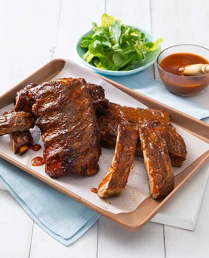Bourbon pork ribs