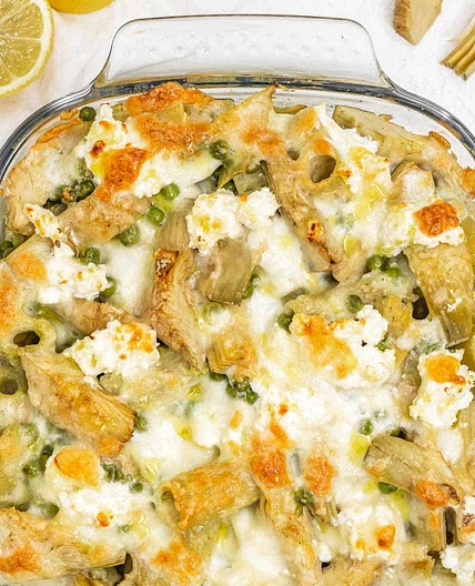 Artichoke Pasta Bake