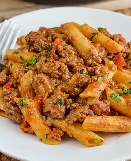 One Pot Cheeseburger Pasta