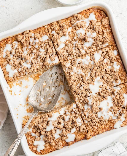 Coffee Cake Baked Oatmeal