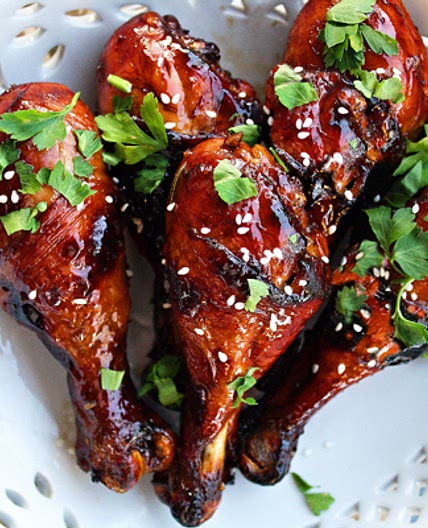 Sweet ‘n Sticky Baked Chicken Drumsticks