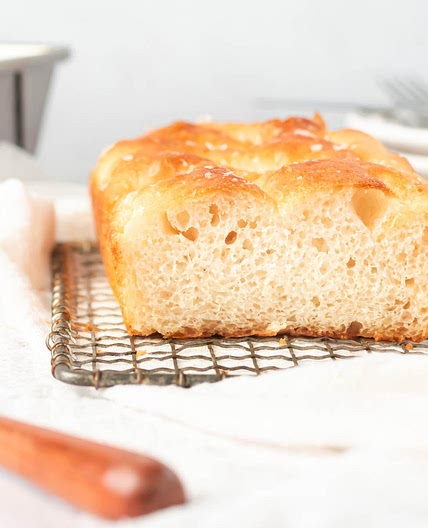 Mini Loaf Pan Focaccia