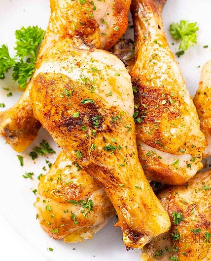 Crispy Baked Chicken Legs Drumsticks Recipe