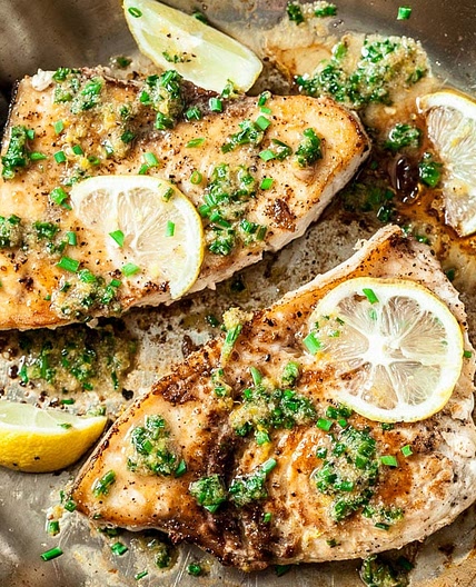 Lemon Garlic Swordfish Recipe