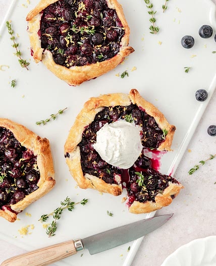 Mini Blueberry Galettes