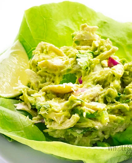 Avocado Chicken Salad (6 Ingredients)