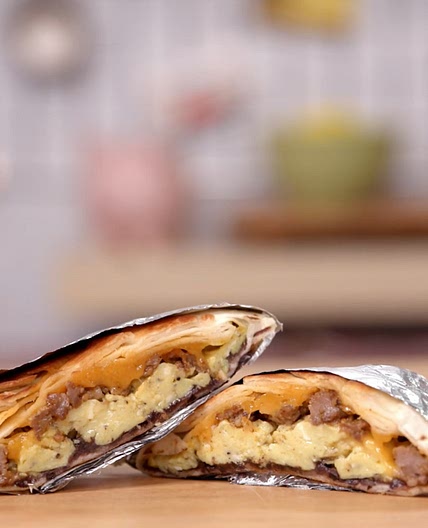 Stuffed Breakfast Quesadilla