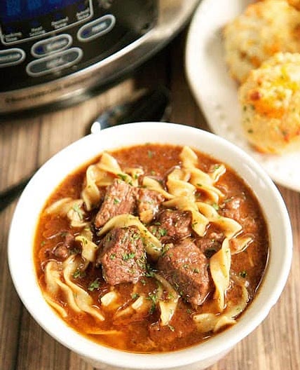 Slow Cooker Steak Soup
