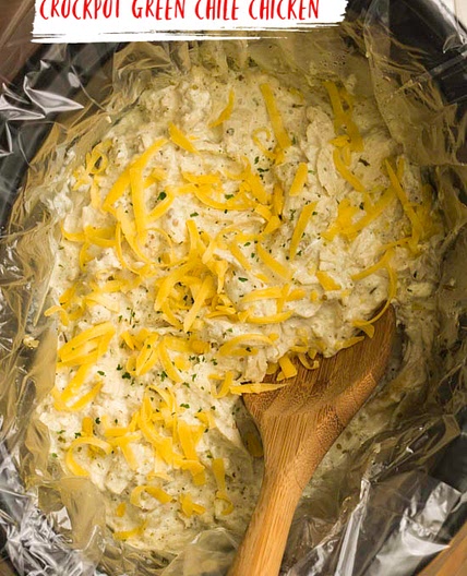 Crockpot Green Chile Chicken