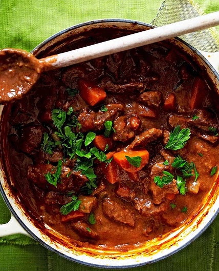 Traditional beef casserole