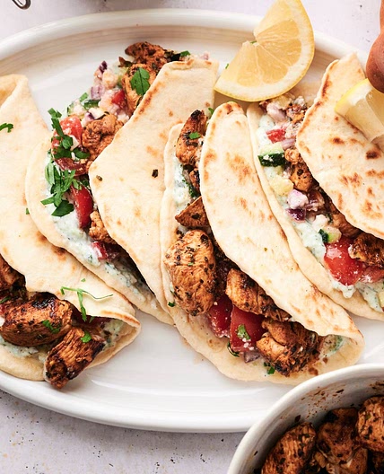 Mediterranean Chicken Tacos