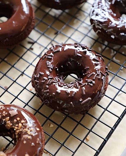 Baked Chocolate Donuts