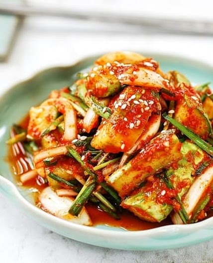 Cucumber kimchi (Oi kimchi)