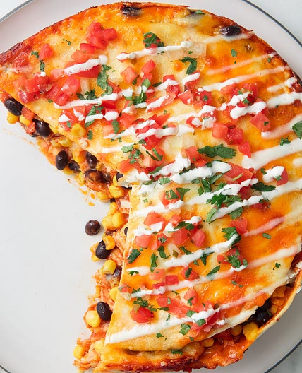 Chicken Enchilada Pie