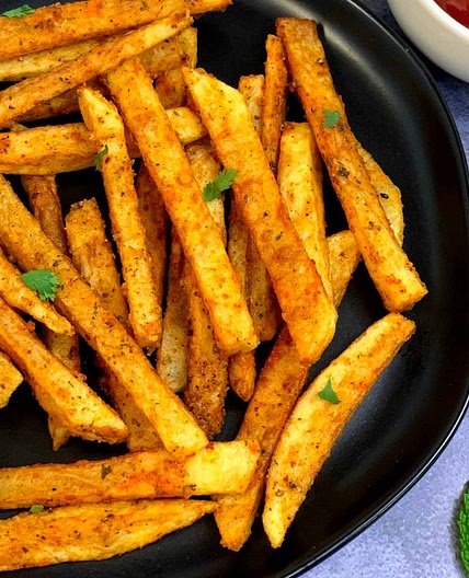 Crispy Masala French Fries Recipe (Potato French Fries)