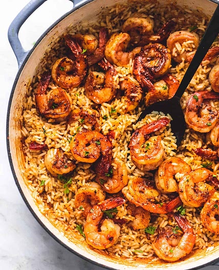 Cajun Shrimp and Rice Skillet