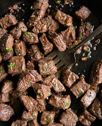 Garlic Butter Steak Bites Recipe