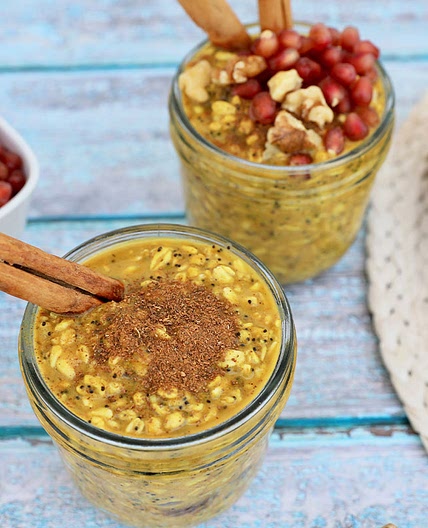 Golden Milk Overnight Oats