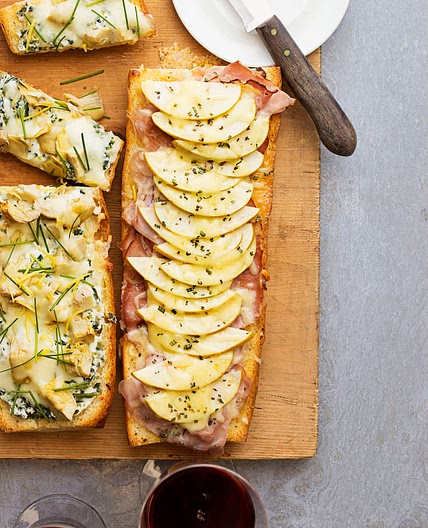 Ham and Cheese Pizza