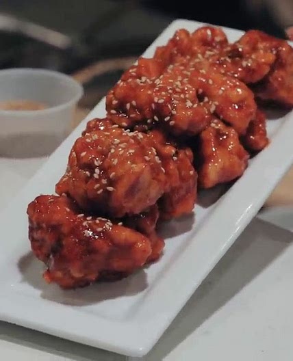 Sweet and Spicy Korean Fried Chicken (Yangnyeom Chicken)