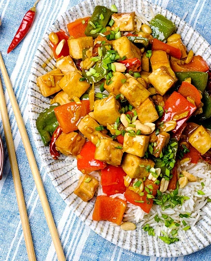 Kung Pao Tofu (Easy, Vegan Recipe)